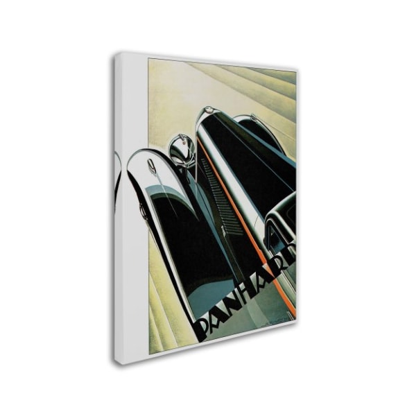 Vintage Apple Collection 'Art Deco Auto' Canvas Art,35x47